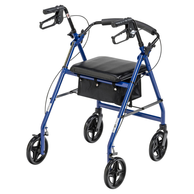 Load image into Gallery viewer, Drive Aluminum Rollator with larger 7.5" Wheels

