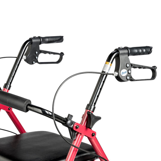 Drive Aluminum Rollator with larger 7.5" Wheels