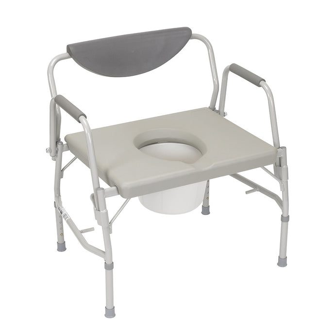 Drive Deluxe Bariatric Drop-Arm Commode