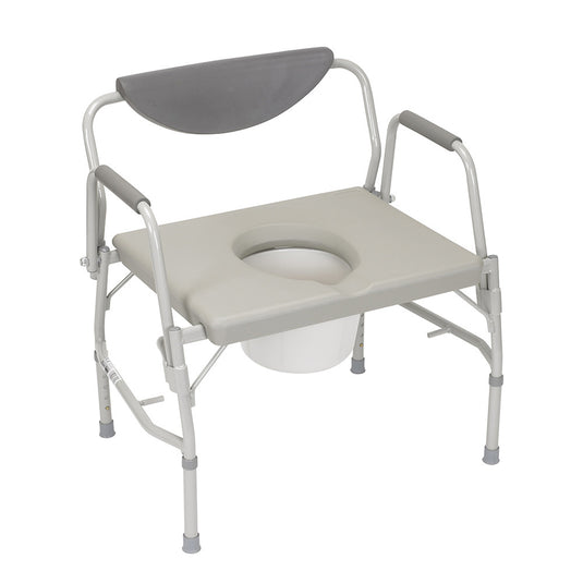 Drive Deluxe Bariatric Drop-Arm Commode