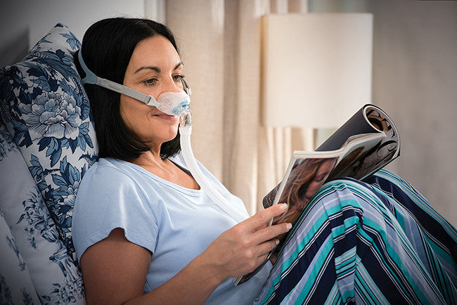 Load image into Gallery viewer, Brevida Nasal Pillows CPAP Mask

